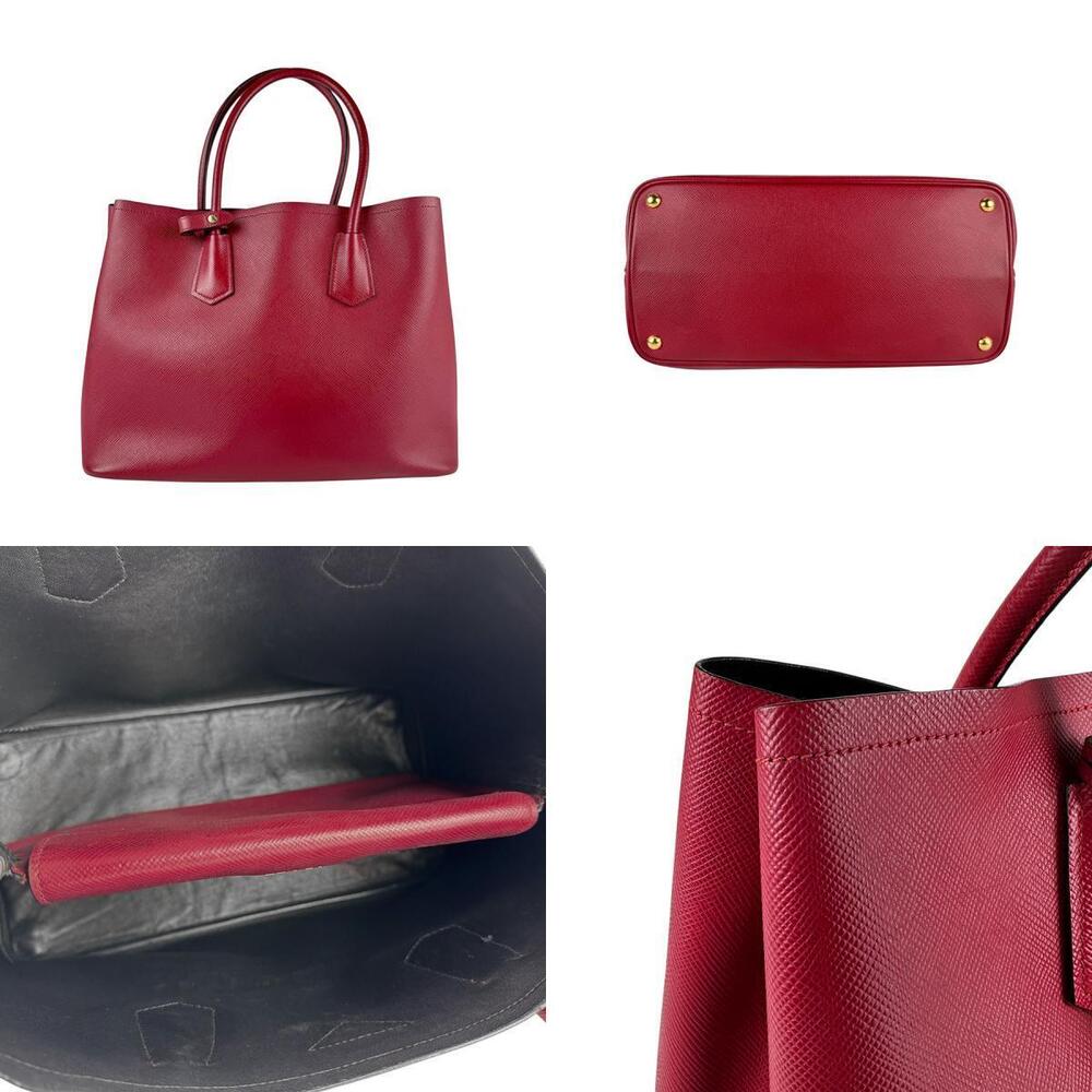 Prada Vitello Daino Tote red calf leather - Picture 3 of 4